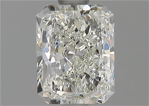 Picture of Natural Diamond 1.01 Carats, Radiant with  Cut, I Color, VVS2 Clarity and Certified by GIA