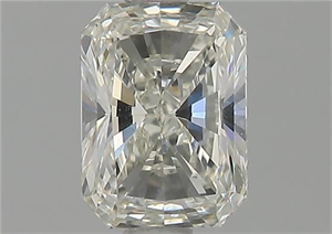 Picture of Natural Diamond 0.91 Carats, Radiant with  Cut, J Color, VS1 Clarity and Certified by GIA