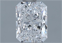 Natural Diamond 0.90 Carats, Radiant with  Cut, D Color, SI1 Clarity and Certified by GIA