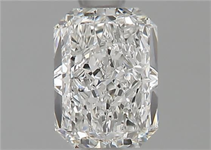Picture of Natural Diamond 0.80 Carats, Radiant with  Cut, F Color, VS1 Clarity and Certified by GIA