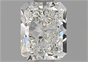 Natural Diamond 0.70 Carats, Radiant with  Cut, H Color, VVS1 Clarity and Certified by GIA