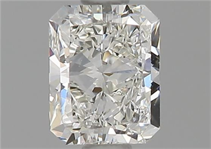 Picture of Natural Diamond 0.70 Carats, Radiant with  Cut, H Color, VVS1 Clarity and Certified by GIA