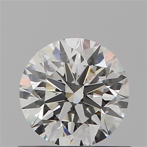 Picture of Natural Diamond 0.52 Carats, Round with Excellent Cut, H Color, VS1 Clarity and Certified by GIA