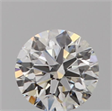 Natural Diamond 0.51 Carats, Round with Excellent Cut, H Color, VS1 Clarity and Certified by GIA
