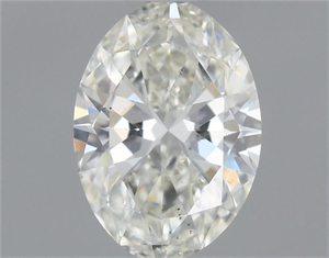 Picture of Natural Diamond 0.51 Carats, Oval with  Cut, J Color, SI1 Clarity and Certified by GIA