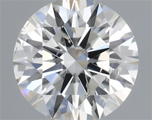 Picture of Natural Diamond 0.47 Carats, Round with Excellent Cut, G Color, SI2 Clarity and Certified by IGI