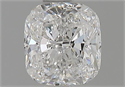 Diamante Natural 0.72 quilates, Del cojín , Color F, claridad SI2 y certificado GIA