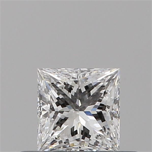 Picture of Natural Diamond 0.30 Carats, Princess with  Cut, E Color, VVS1 Clarity and Certified by GIA