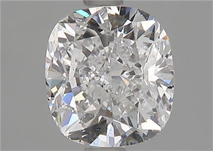 Foto Diamante Natural 1.50 quilates, Del cojín , Color D, claridad SI1 y certificado GIA de