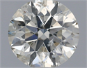 Natural Diamond 0.70 Carats, Round with Very Good Cut, K Color, I1 Clarity and Certified by IGI