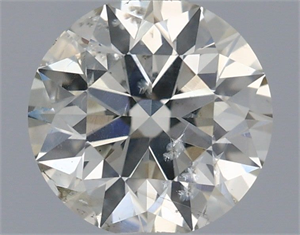 Picture of Natural Diamond 0.70 Carats, Round with Very Good Cut, K Color, I1 Clarity and Certified by IGI