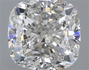 Picture of Natural Diamond 1.00 Carats, Cushion with  Cut, G Color, SI2 Clarity and Certified by IGI
