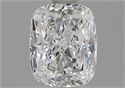 Natural Diamond 1.08 Carats, Cushion with  Cut, D Color, IF Clarity and Certified by GIA