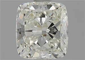 Foto Diamante Natural 1.07 quilates, Del cojín , Color J, claridad SI2 y certificado GIA de