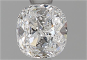 Natural Diamond 0.61 Carats, Cushion with  Cut, E Color, VVS1 Clarity and Certified by GIA