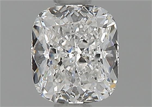 Foto Diamante Natural 0.71 quilates, Del cojín , Color F, claridad VS2 y certificado GIA de