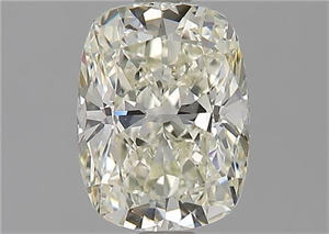 Foto Diamante Natural 1.40 quilates, Del cojín , Color L, claridad VVS2 y certificado GIA de