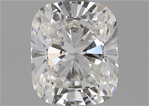 Foto Diamante Natural 1.52 quilates, Del cojín , Color H, claridad VVS1 y certificado GIA de