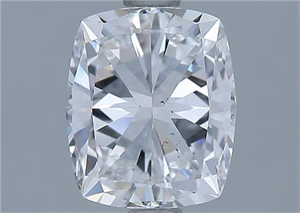 Foto Diamante Natural 1.53 quilates, Del cojín , Color D, claridad SI1 y certificado GIA de