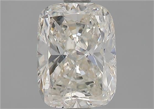 Picture of Natural Diamond 1.51 Carats, Cushion with  Cut, J Color, I1 Clarity and Certified by GIA