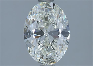 Picture of Natural Diamond 1.30 Carats, Oval with  Cut, I Color, VVS1 Clarity and Certified by GIA