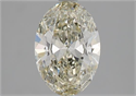 Diamante Natural 1.50 quilates, Ovalado , Color L, claridad VVS2 y certificado GIA