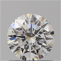 Natural Diamond 0.70 Carats, Round with Excellent Cut, F Color, I1 Clarity and Certified by GIA