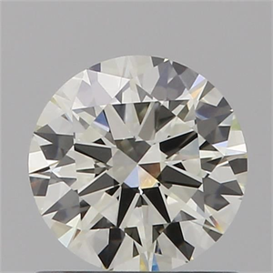 Foto Diamante Natural 0.70 quilates, Redondo , Color K, claridad VVS2 y certificado GIA de