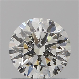 Picture of Natural Diamond 0.71 Carats, Round with Excellent Cut, J Color, I1 Clarity and Certified by GIA