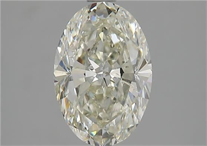 Foto Diamante Natural 1.71 quilates, Ovalado , Color L, claridad SI2 y certificado GIA de
