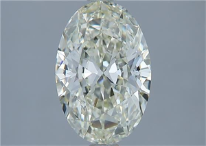 Foto Diamante Natural 1.57 quilates, Ovalado , Color L, claridad SI1 y certificado GIA de