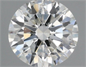 Natural Diamond 0.60 Carats, Round with Excellent Cut, H Color, SI2 Clarity and Certified by IGI