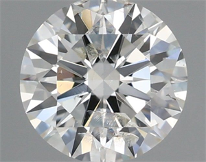 Picture of Natural Diamond 0.60 Carats, Round with Excellent Cut, H Color, SI2 Clarity and Certified by IGI