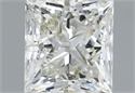 Natural Diamond 0.96 Carats, Princess with  Cut, H Color, SI1 Clarity and Certified by IGI