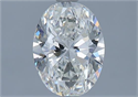Diamante Natural 1.50 quilates, Ovalado , Color H, claridad VVS2 y certificado GIA