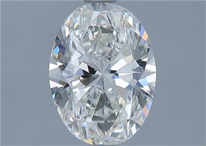 Foto Diamante Natural 1.50 quilates, Ovalado , Color H, claridad VVS2 y certificado GIA de
