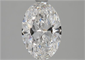 Diamante Natural 1.50 quilates, Ovalado , Color E, claridad SI1 y certificado GIA