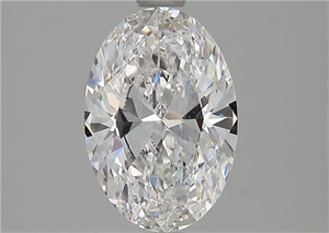 Foto Diamante Natural 1.50 quilates, Ovalado , Color E, claridad SI1 y certificado GIA de