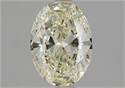 Natural Diamond 1.29 Carats, Oval with  Cut, M Color, IF Clarity and Certified by GIA