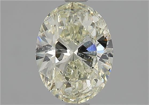 Foto Diamante Natural 1.21 quilates, Ovalado , Color L, claridad SI2 y certificado GIA de