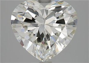 Picture of Natural Diamond 3.12 Carats, Heart with  Cut, I Color, VVS1 Clarity and Certified by GIA