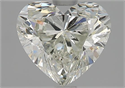 Natural Diamond 1.70 Carats, Heart with  Cut, J Color, SI2 Clarity and Certified by GIA