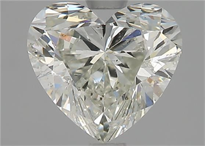 Picture of Natural Diamond 1.70 Carats, Heart with  Cut, J Color, SI2 Clarity and Certified by GIA