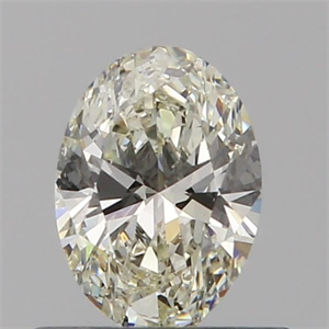 Picture of Natural Diamond 0.42 Carats, Oval with  Cut, K Color, VS2 Clarity and Certified by GIA
