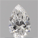 Diamante Natural 0.37 quilates, De pera , Color D, claridad VS1 y certificado GIA