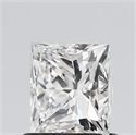 Natural Diamond 1.02 Carats, Princess with  Cut, E Color, VS1 Clarity and Certified by GIA