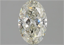 Natural Diamond 1.02 Carats, Oval with  Cut, J Color, VVS2 Clarity and Certified by GIA