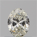Natural Diamond 0.32 Carats, Oval with  Cut, J Color, VVS1 Clarity and Certified by GIA
