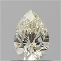 Natural Diamond 0.50 Carats, Pear with  Cut, M Color, I1 Clarity and Certified by GIA