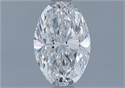 Natural Diamond 1.04 Carats, Oval with  Cut, F Color, VVS1 Clarity and Certified by GIA